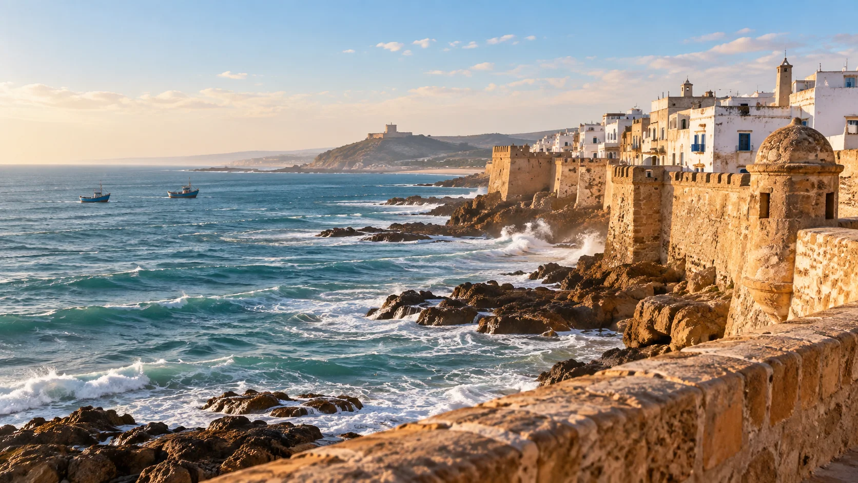 Remparts et océan Atlantique — visuel d’inspiration