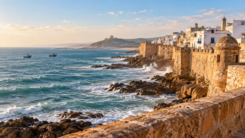 Remparts et océan Atlantique — visuel d’inspiration